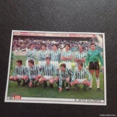 Cromos de Fútbol: 158 REAL BETIS ALINEACION AS 1986 1987 CROMO FUTBOL LIGA 86 87 - SIN PEGAR - C1C
