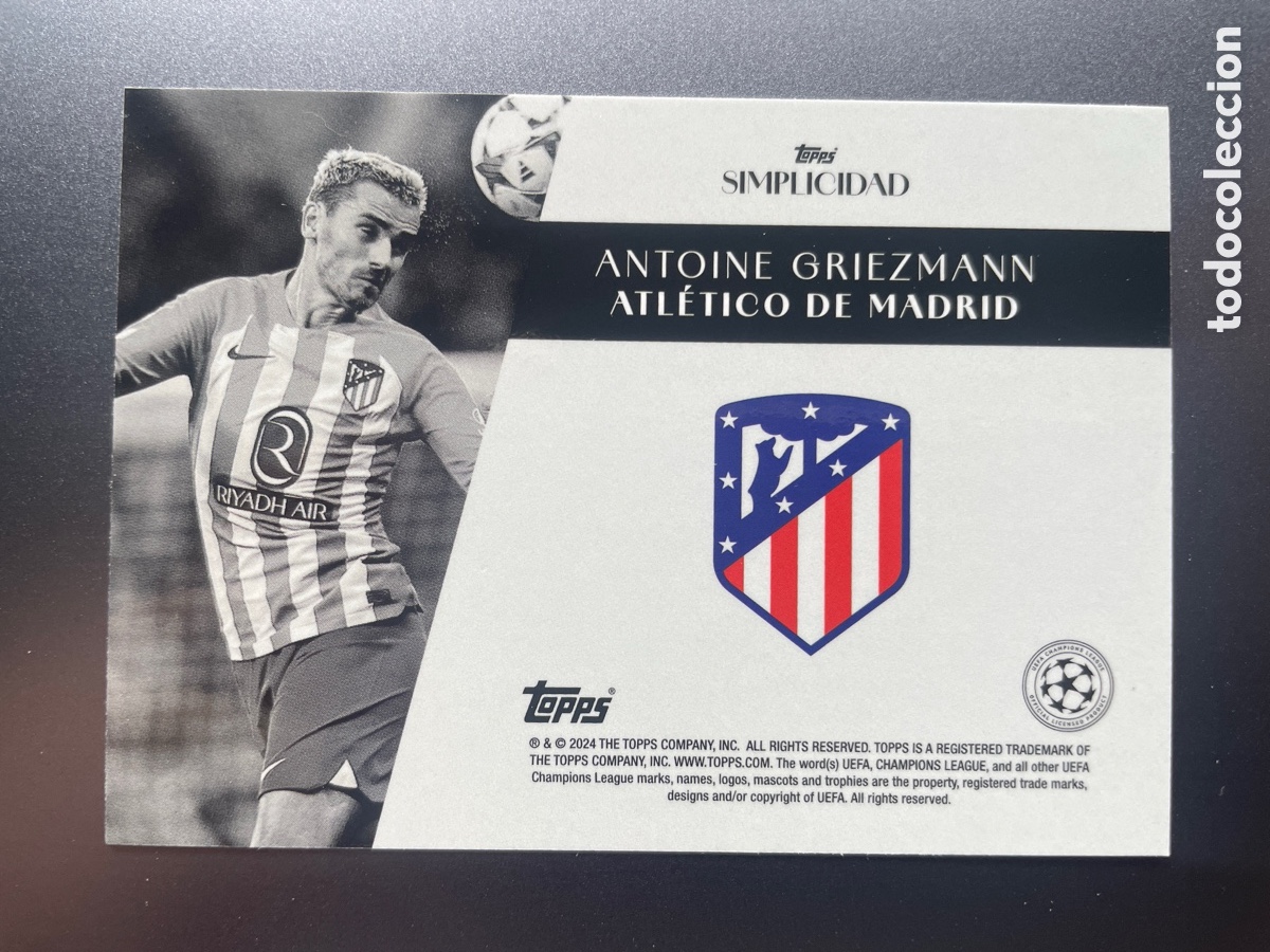 topps simplicidad griezmann 7/10 （ANTOINE GRIEZMANN TOPPS 