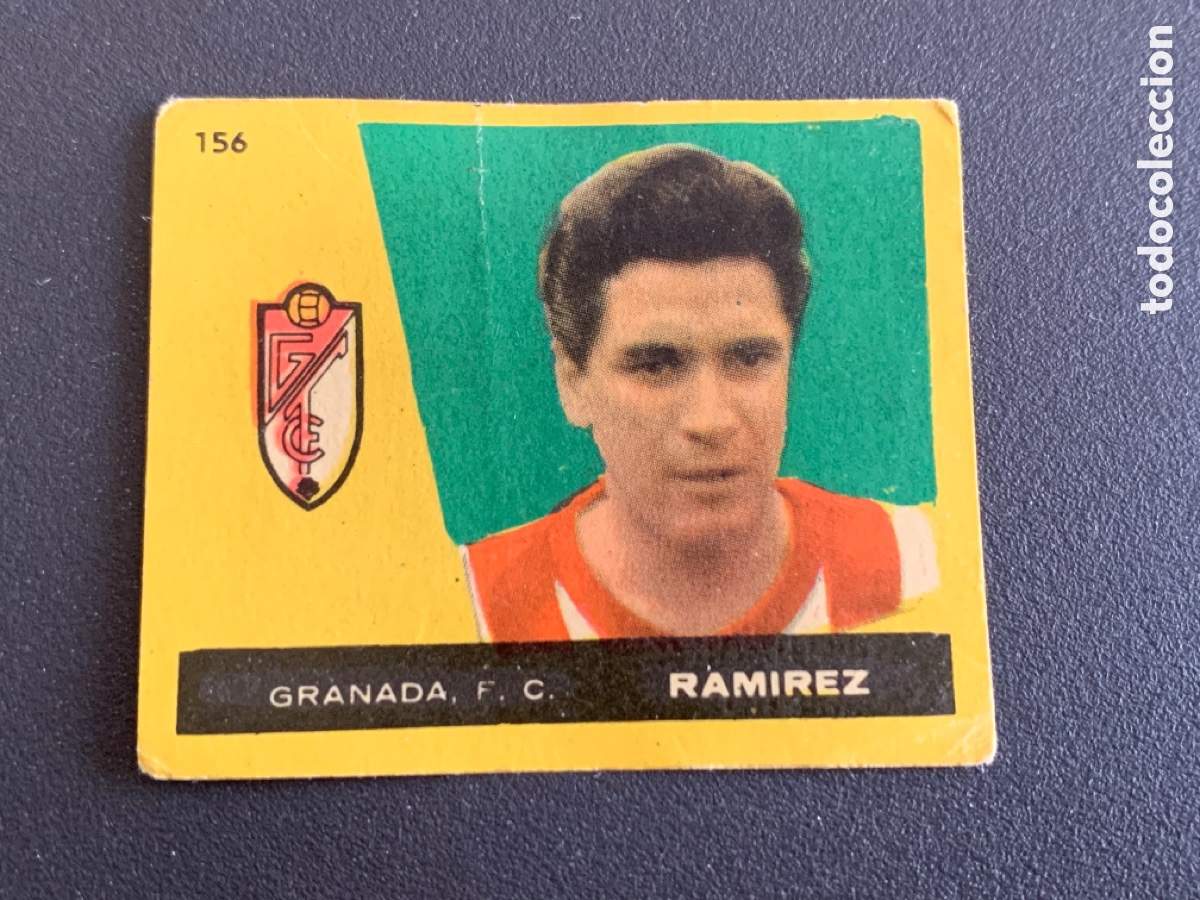 Cromos de f&uacute;tbol: Cromo BRUGUERA 59/60. RAM&Iacute;REZ ( Granada) - Foto 1