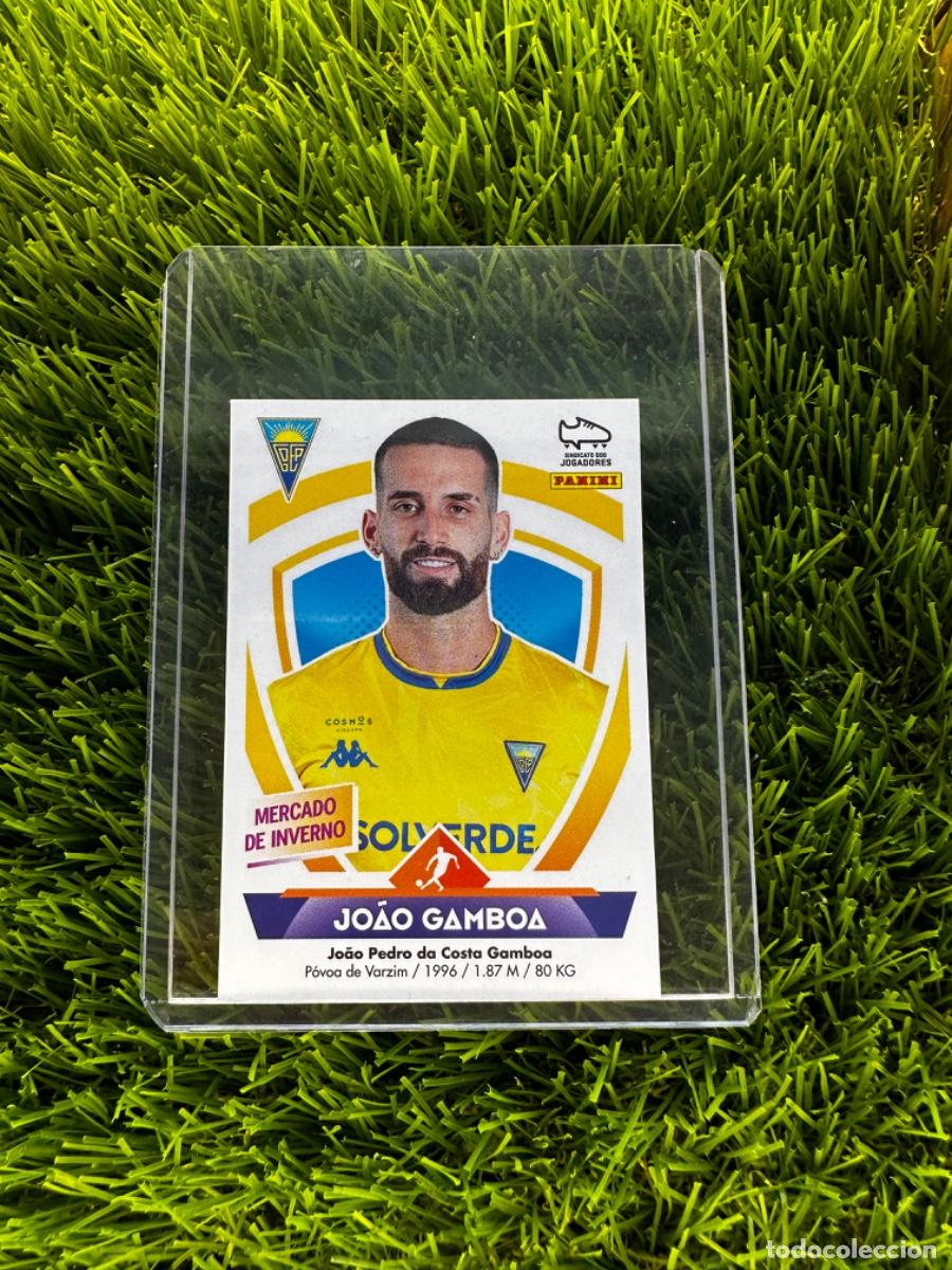 Cromos de f&uacute;tbol: N&ordm; 454 Joao Gamboa Mercado de Invierno Estoril Futebol 22 23 Stickers Liga Portuguesa