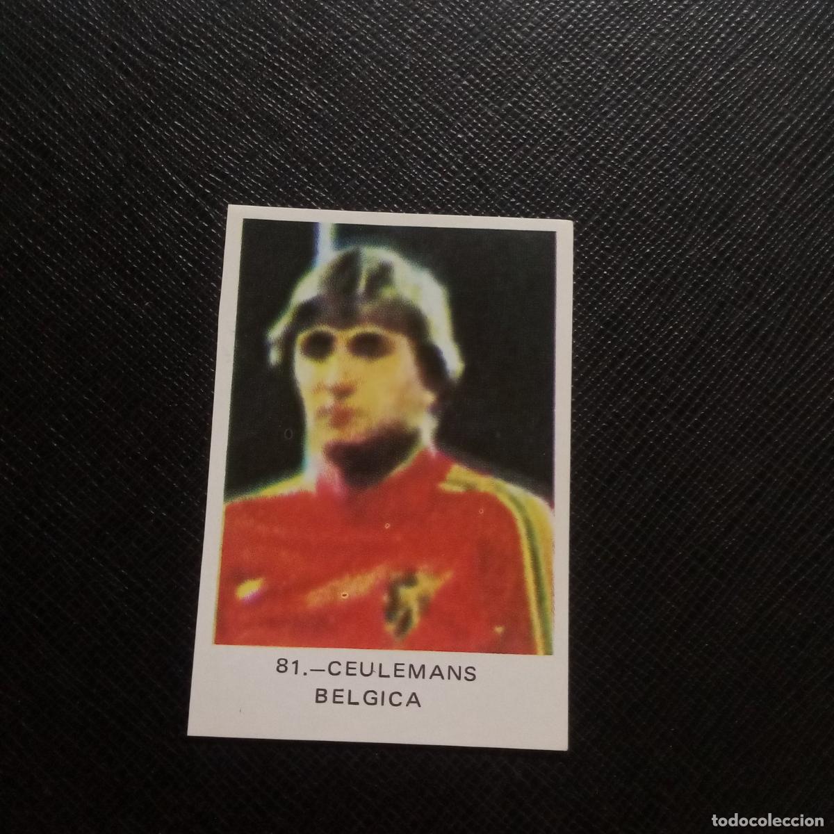 Cromos de f&uacute;tbol: 81 CEULEMANS BELGICA VENLICO 1982 MUNDIAL ESPA&Ntilde;A CROMO FUTBOL 82 - SIN PEGAR - A20 PG37 VERSION