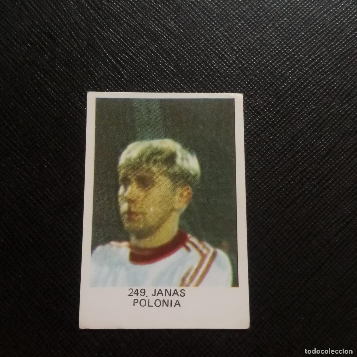 Cromos de f&uacute;tbol: 249 JANAS POLONIA VENLICO 1982 MUNDIAL ESPA&Ntilde;A CROMO FUTBOL 82 - SIN PEGAR - A20 PG46