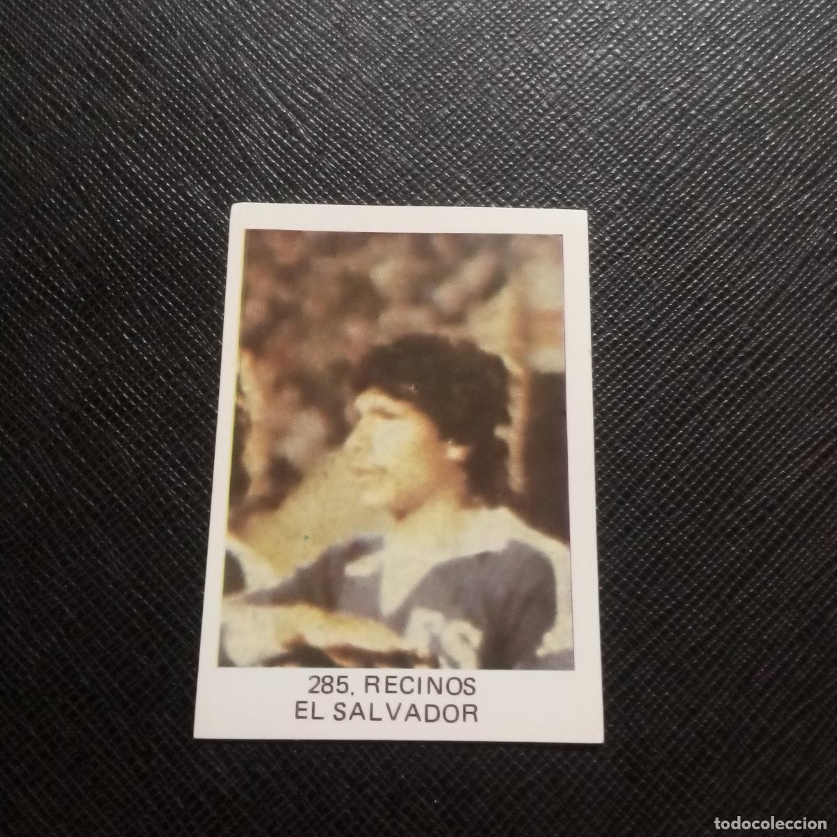 Cromos de F&uacute;tbol: 285 RECINOS EL SALVADOR VENLICO 1982 MUNDIAL ESPA&Ntilde;A CROMO FUTBOL 82 - SIN PEGAR - A20 PG64