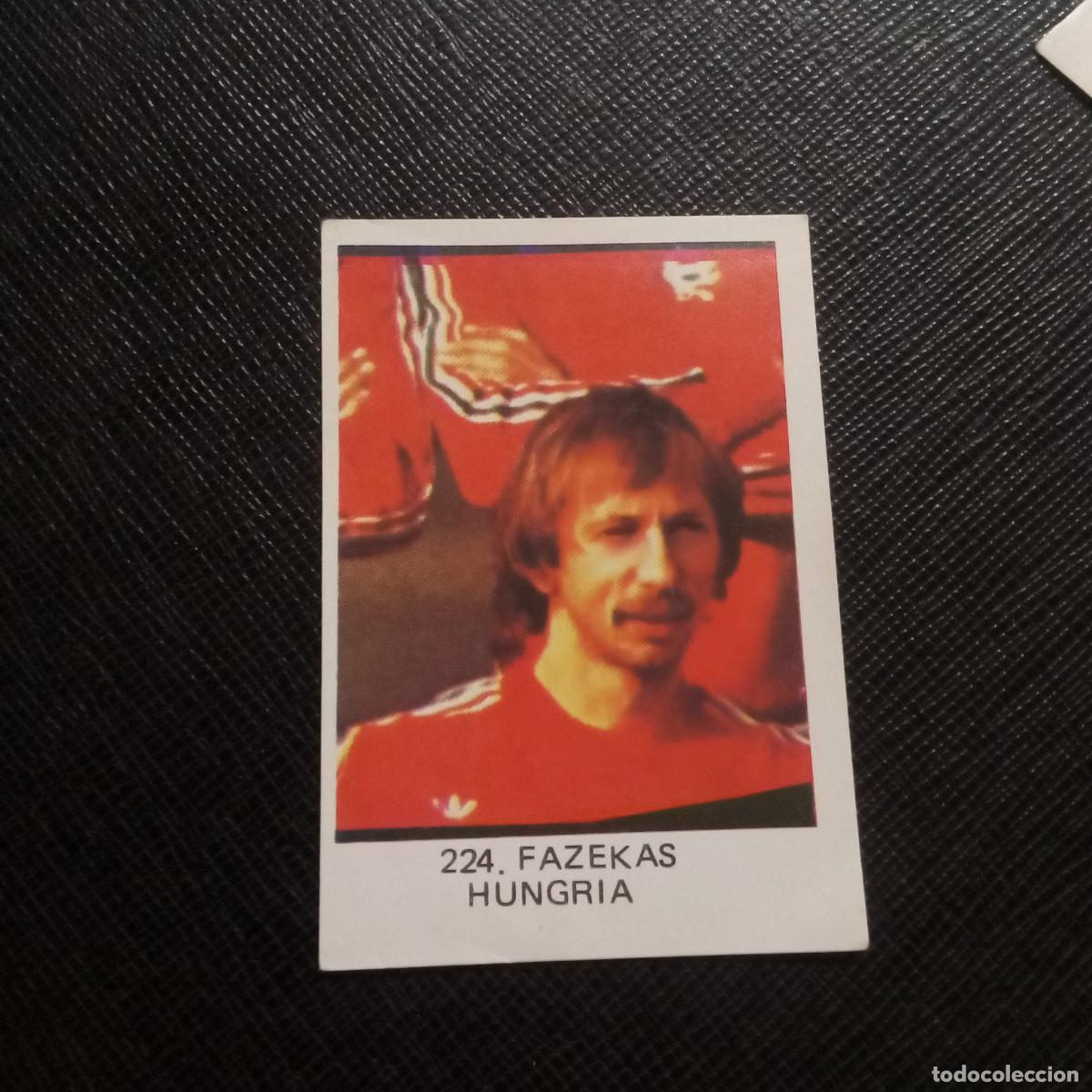 Cromos de F&uacute;tbol: 224 FAZEKAS HUNGRIA VENLICO 1982 MUNDIAL ESPA&Ntilde;A CROMO FUTBOL 82 - SIN PEGAR - A20 PG64