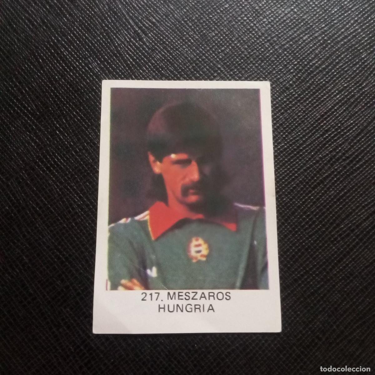 Cromos de f&uacute;tbol: 217 MESZAROS HUNGRIA VENLICO 1982 MUNDIAL ESPA&Ntilde;A CROMO FUTBOL 82 - SIN PEGAR - A20 PG73