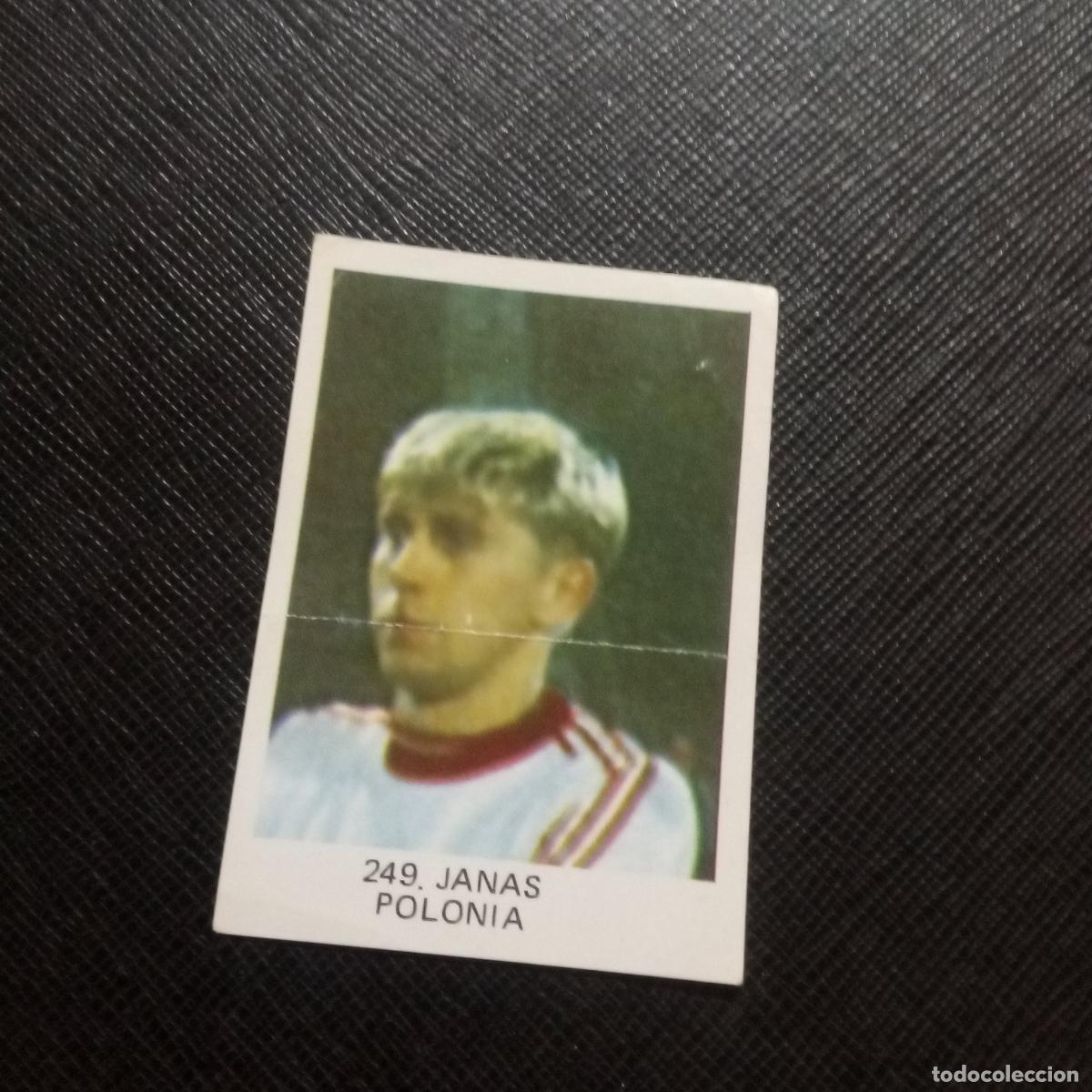 Cromos de F&uacute;tbol: 249 JANAS POLONIA VENLICO 1982 MUNDIAL ESPA&Ntilde;A CROMO FUTBOL 82 - SIN PEGAR - A20 PG116