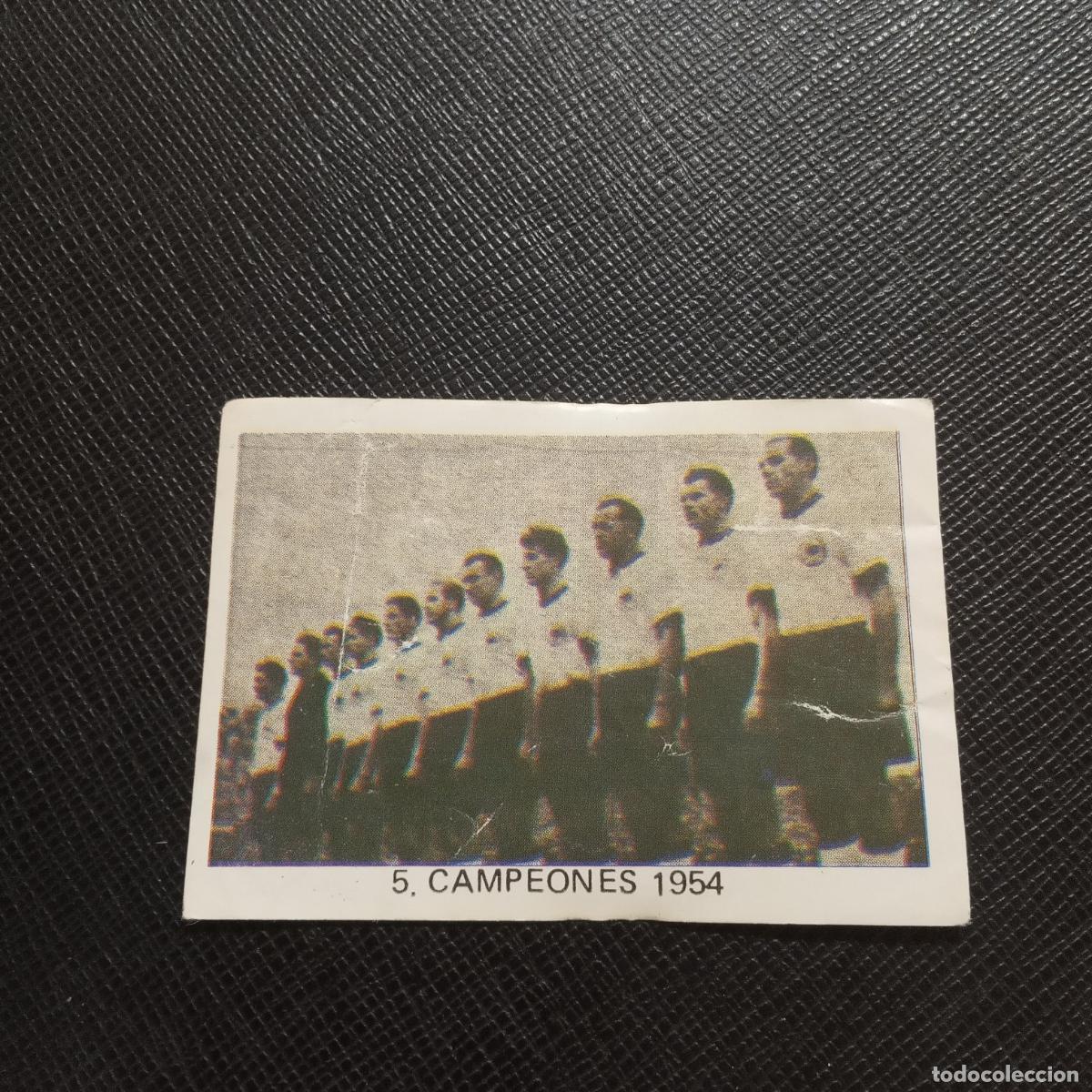 Cromos de f&uacute;tbol: 5 CAMPEONES 1954 ALEMANIA VENLICO 1982 MUNDIAL ESPA&Ntilde;A CROMO FUTBOL 82 - SIN PEGAR - A20 PG262