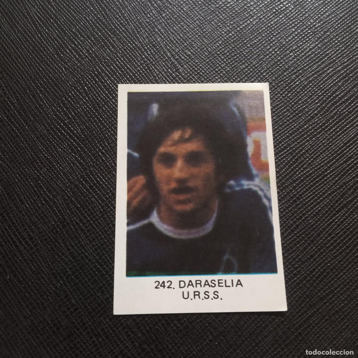 Cromos de F&uacute;tbol: 242 DARASELIA URSS VENLICO 1982 MUNDIAL ESPA&Ntilde;A CROMO FUTBOL 82 - SIN PEGAR - A20 PG325