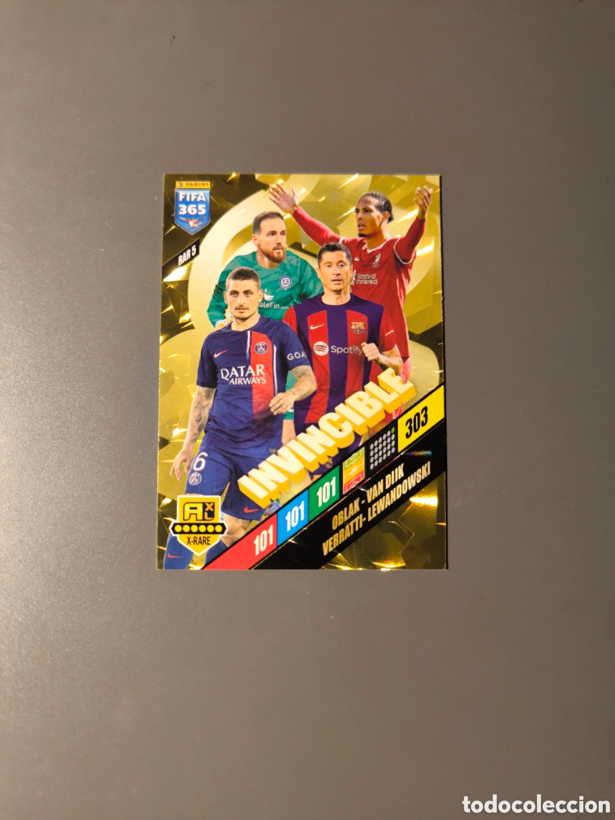 Cromos de f&uacute;tbol: INVINCIBLE FIFA 365 2024 - Foto 1