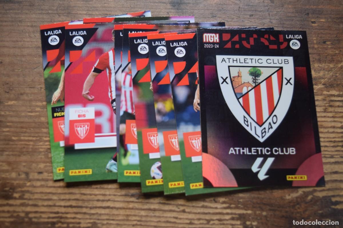 Fu&szlig;ball-Sticker: Liga 2023-24, MGK, Panini, Lote de 9 cromos del Athletic, ver descripcion