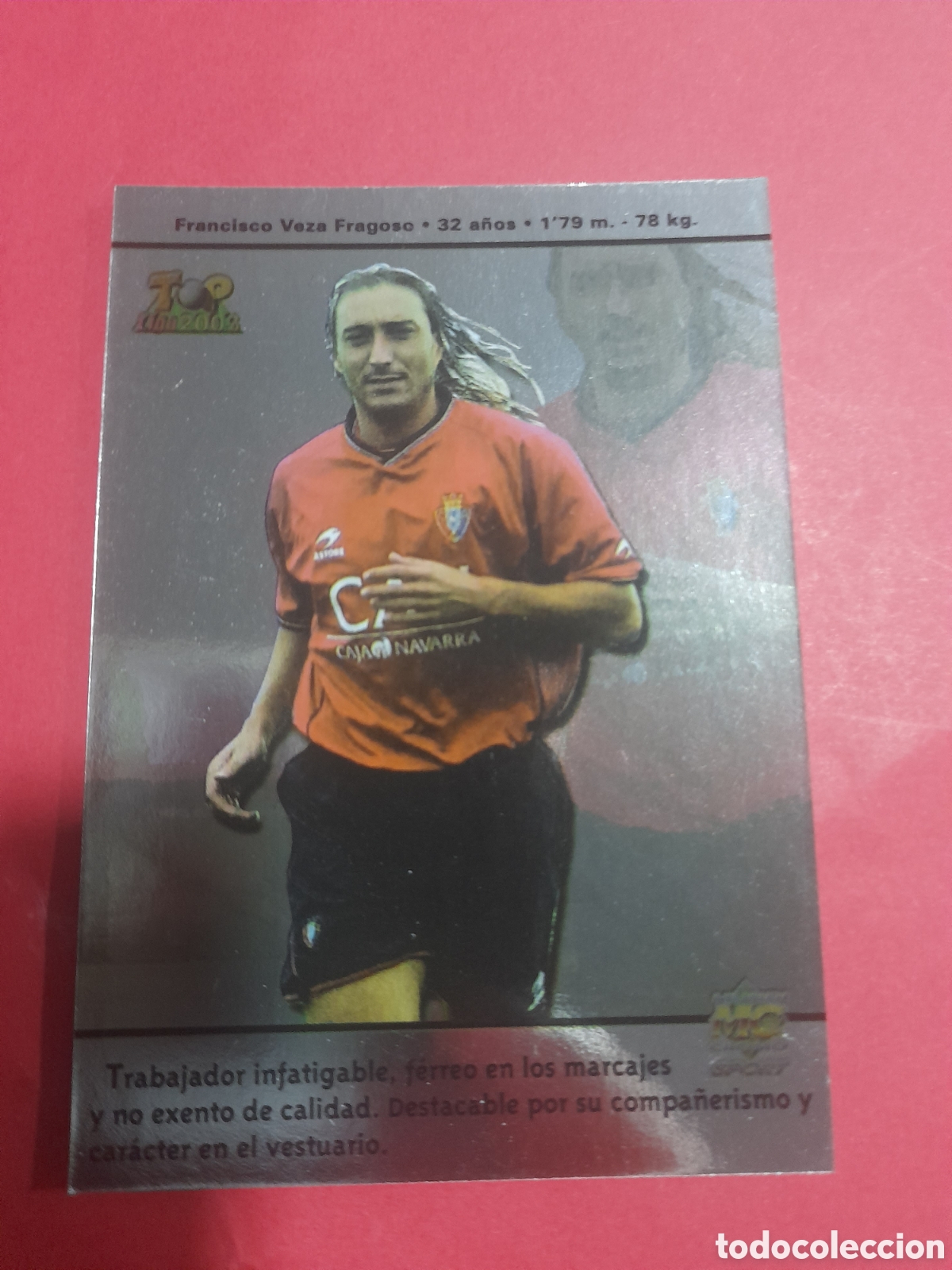 Fu&szlig;ball-Sticker: N&deg;123 Paqui top Liga 2003 Mundicromo