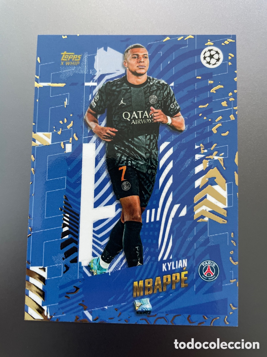 Cromos de f&uacute;tbol: Mbappe Topps Gold 2023-24 PSG - Foto 1