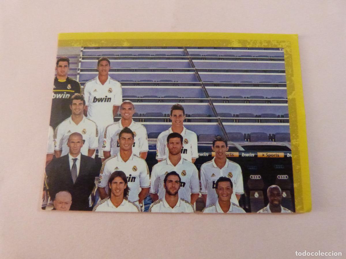 Cromos de f&uacute;tbol: CROMO FUTBOL EQUIPO REAL MADRID C.F. SIN PEGAR N&ordm; 3 ALBUM REAL MADRID C.F. 2011-2012/11-12 DE PANINI
