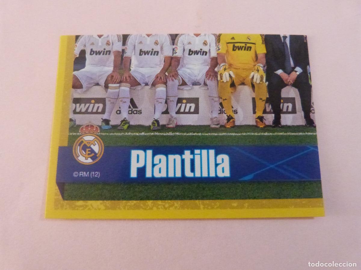 Cromos de f&uacute;tbol: CROMO FUTBOL EQUIPO REAL MADRID C.F. SIN PEGAR N&ordm; 4 ALBUM REAL MADRID C.F. 2011-2012/11-12 DE PANINI