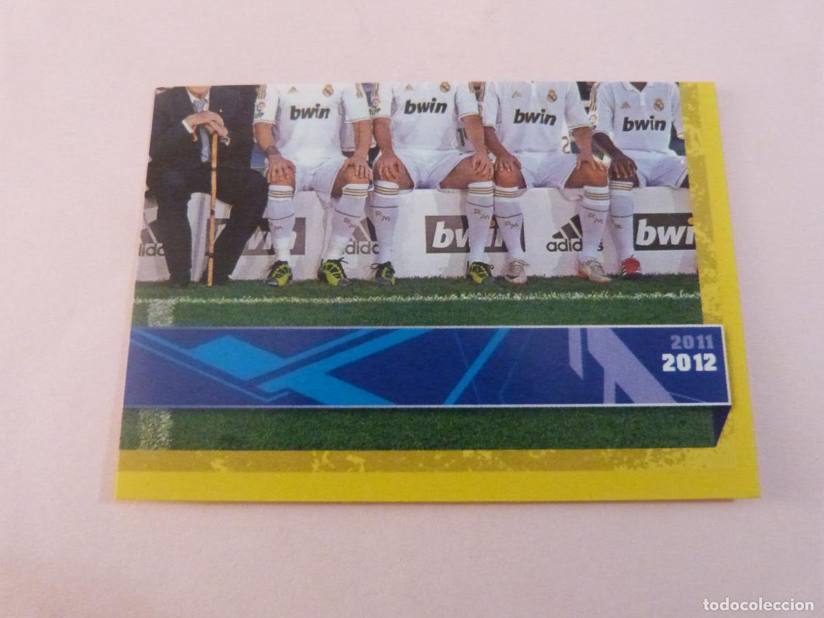 Cromos de f&uacute;tbol: CROMO FUTBOL EQUIPO REAL MADRID C.F. SIN PEGAR N&ordm; 5 ALBUM REAL MADRID C.F. 2011-2012/11-12 DE PANINI
