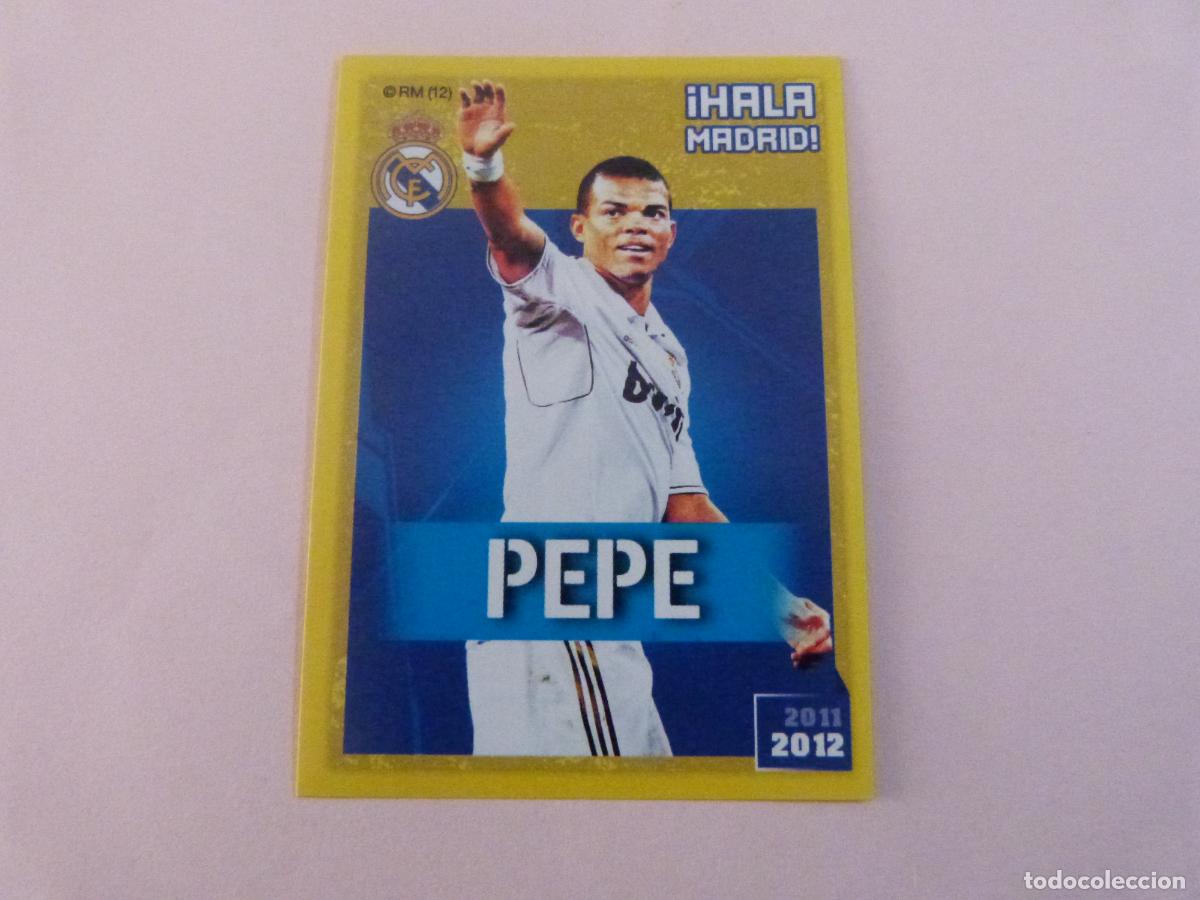 Cromos de Futebol: CROMO FUTBOL PEPE REAL MADRID C.F. SIN PEGAR N&ordm; 58 ALBUM REAL MADRID C.F. 2011-2012/11-12 PANINI