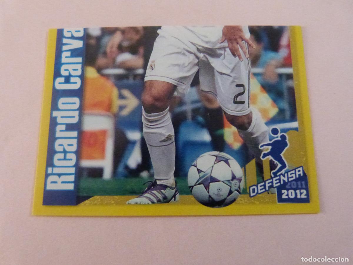 Figurine di Calcio: CROMO FUTBOL CARVALHO REAL MADRID C.F. SIN PEGAR N&ordm; 62 ALBUM REAL MADRID C.F. 2011-2012/11-12 PANINI