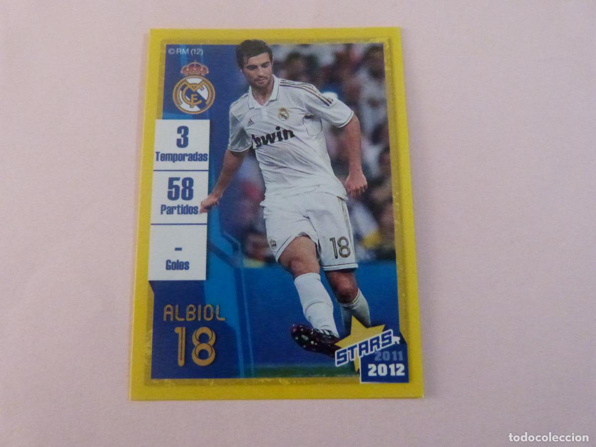 Cartes &agrave; collectionner de Football: CROMO FUTBOL ALBIOL REAL MADRID C.F. SIN PEGAR N&ordm; 69 ALBUM REAL MADRID C.F. 2011-2012/11-12 PANINI