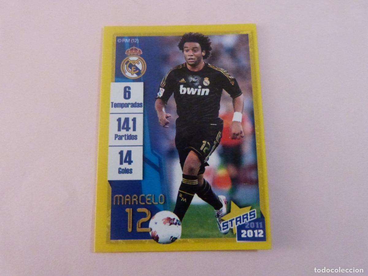 Cromos de F&uacute;tbol: CROMO FUTBOL MARCELO REAL MADRID C.F. SIN PEGAR N&ordm; 81 ALBUM REAL MADRID C.F. 2011-2012/11-12 PANINI
