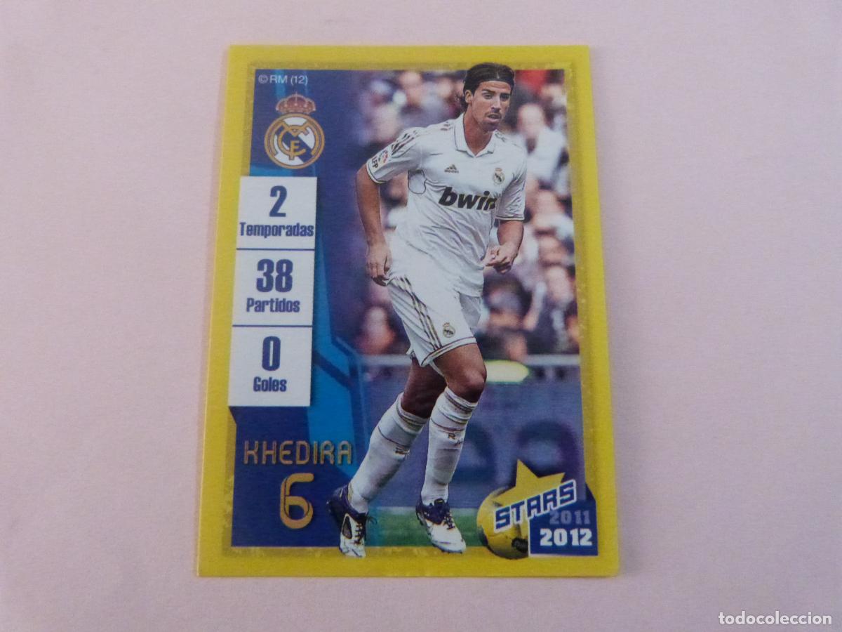 Fu&szlig;ball-Sticker: CROMO FUTBOL KHEDIRA REAL MADRID C.F. SIN PEGAR N&ordm; 93 ALBUM REAL MADRID C.F. 2011-2012/11-12 PANINI