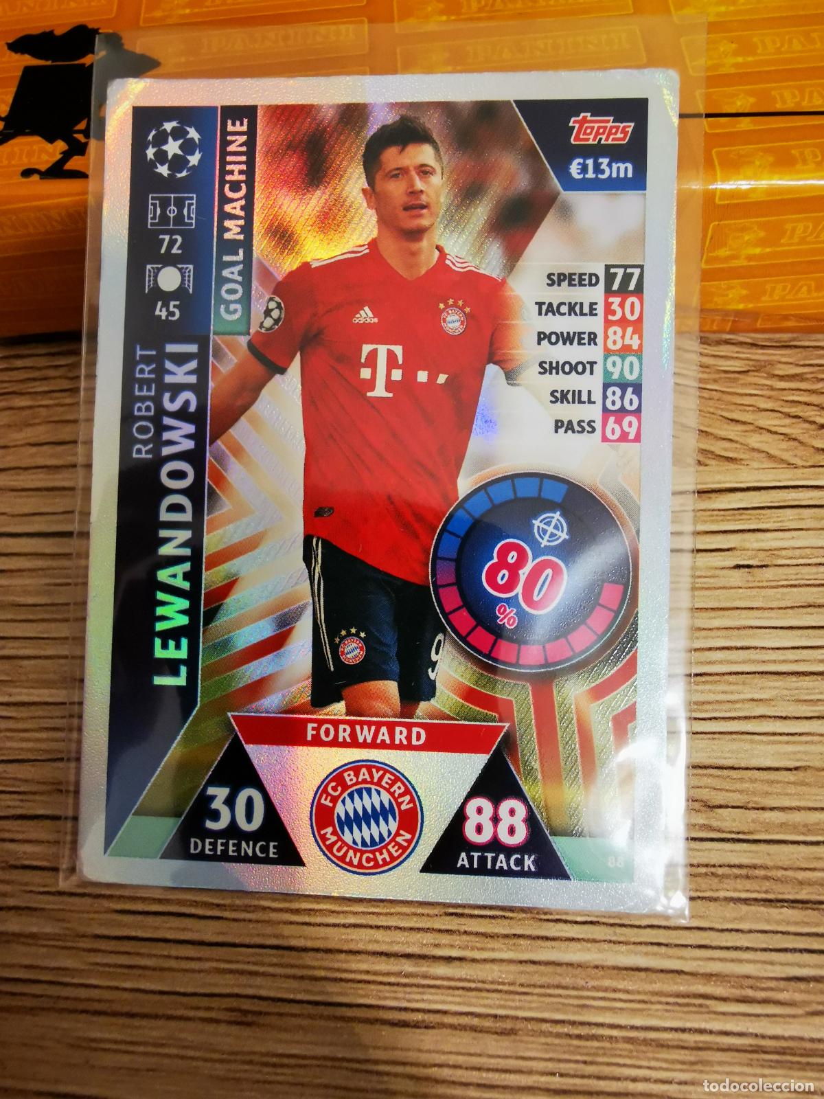Cromos de f&uacute;tbol: LEWANDOWSKI MATCH ATTAX TOPPS - Foto 1