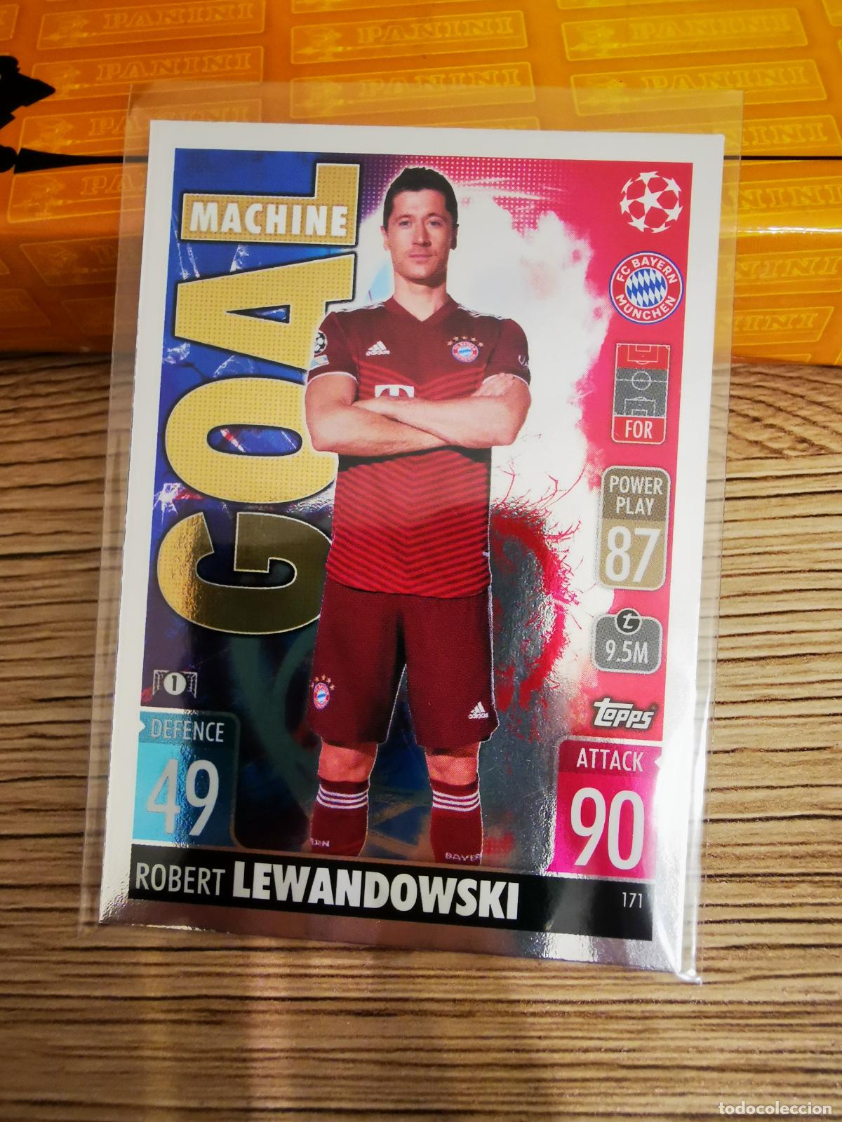 Cromos de f&uacute;tbol: LEWANDOWSKI MATCH ATTAX TOPPS - Foto 1