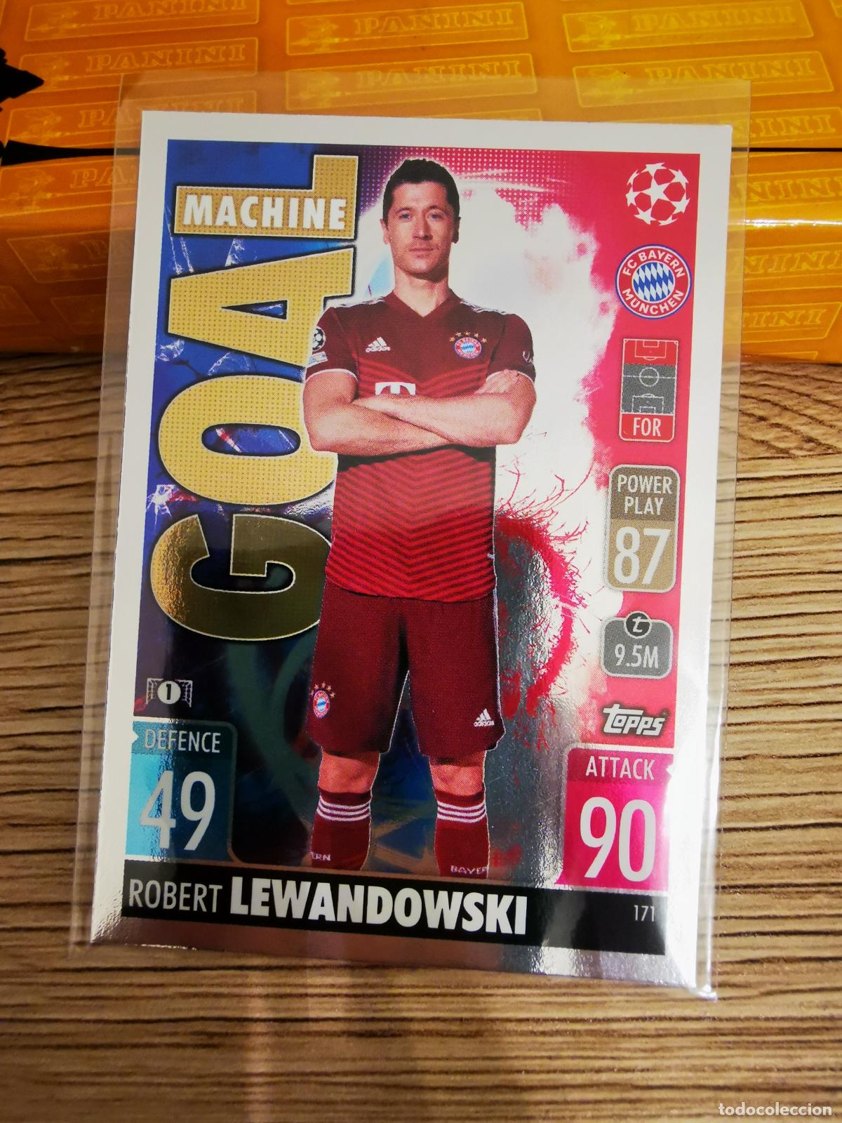 Cromos de f&uacute;tbol: LEWANDOWSKI MATCH ATTAX TOPPS - Foto 1