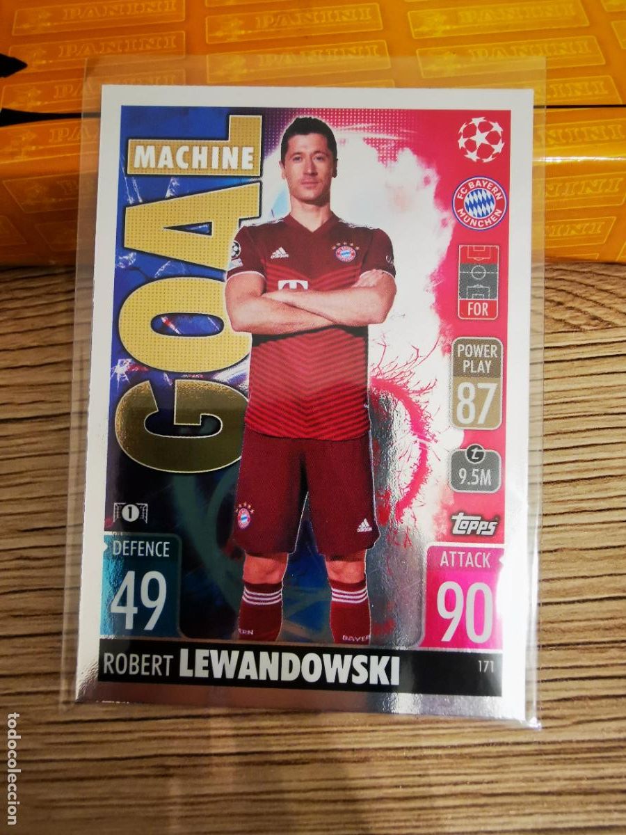 Cromos de f&uacute;tbol: LEWANDOWSKI MATCH ATTAX TOPPS - Foto 1