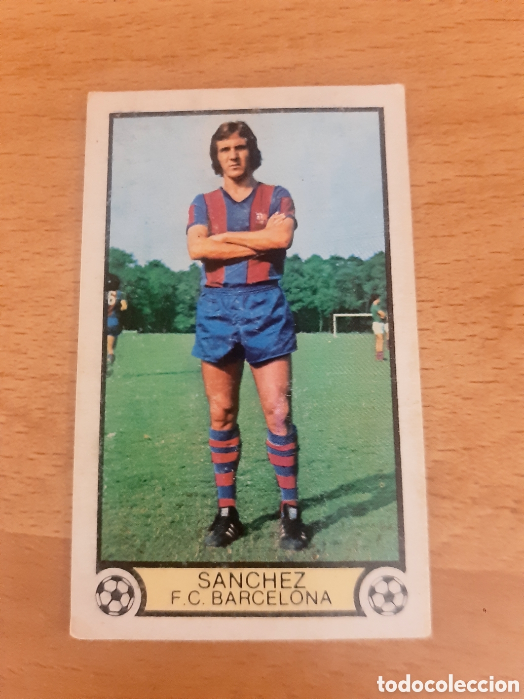 Fu&szlig;ball-Sticker: SANCHEZ.. FC BARCELONA.. DESPEGADO.. ESTE 79 80