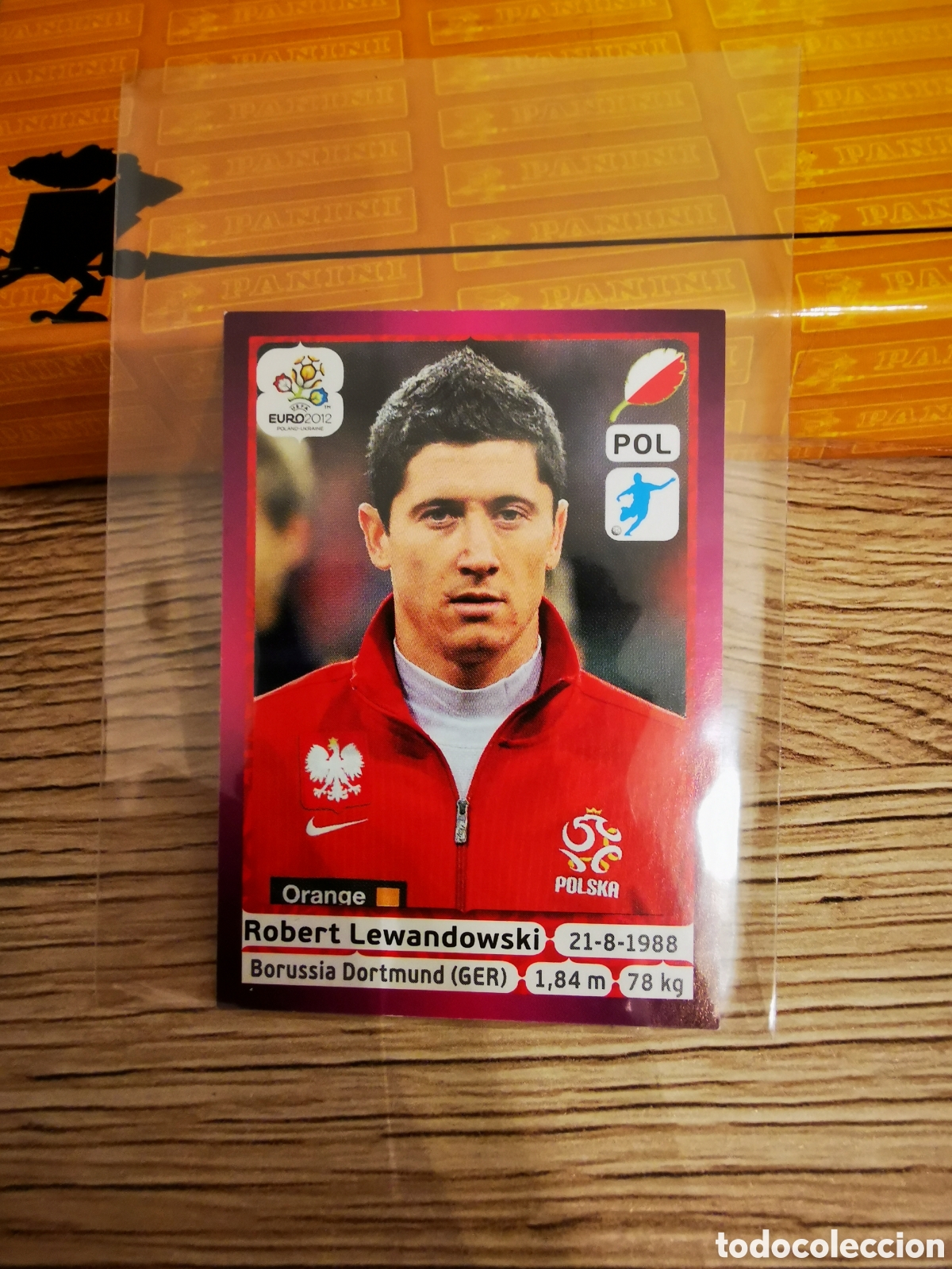 Cromos de f&uacute;tbol: Lewandowski eurocopa 2012 - Foto 1