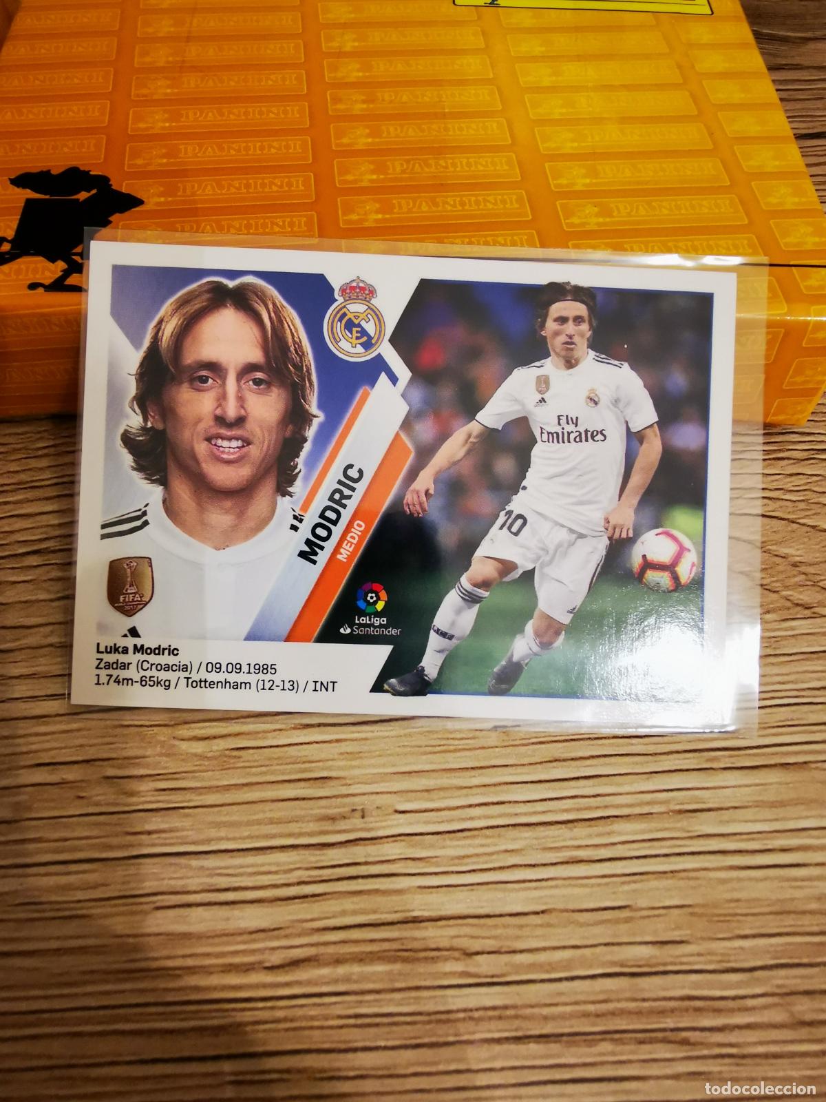 Cromos de f&uacute;tbol: Modric - liga este - real Madrid - Foto 1