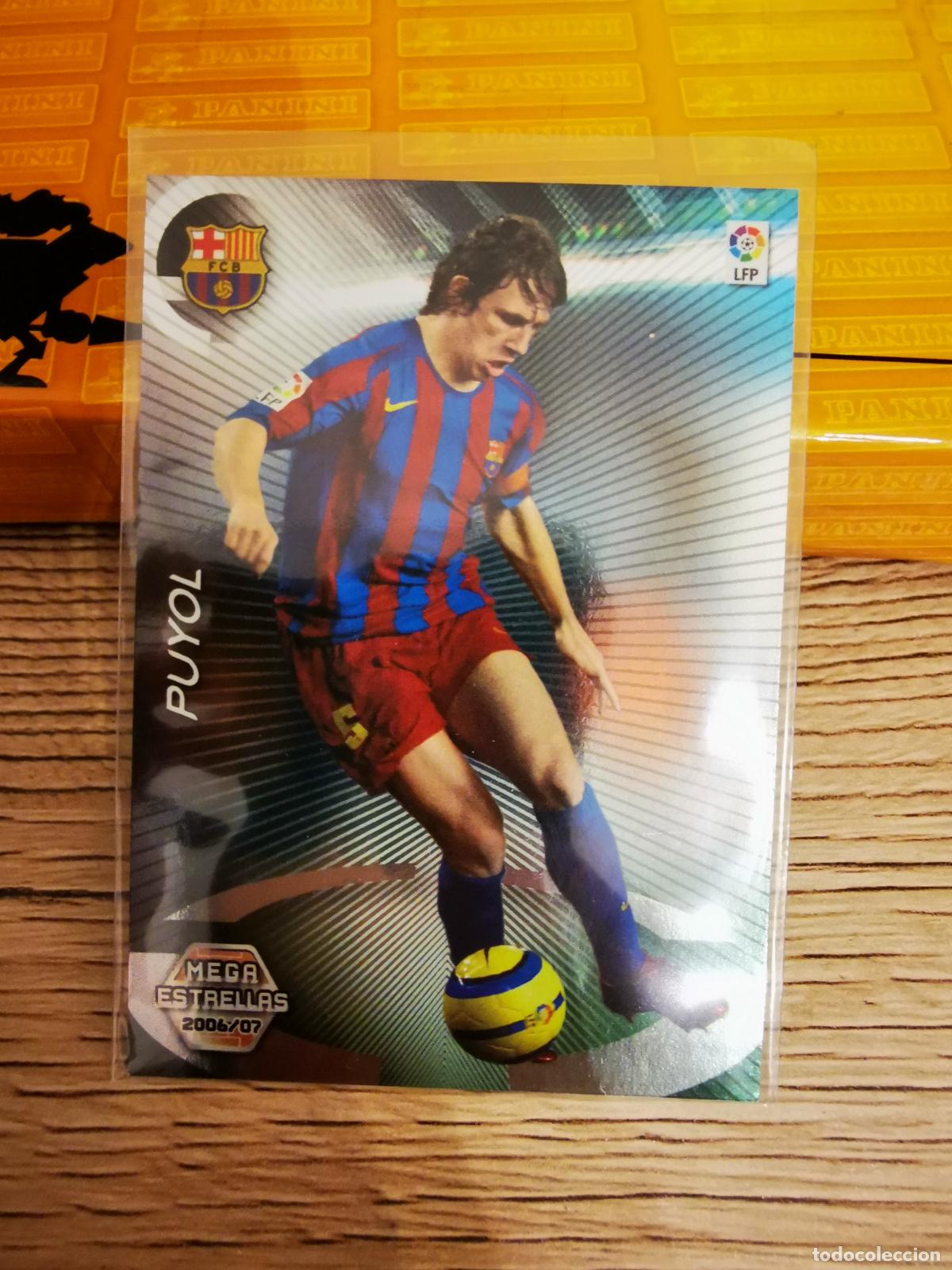 Fu&szlig;ball-Sticker: PUYOL- MEGACRACKS - PANINI