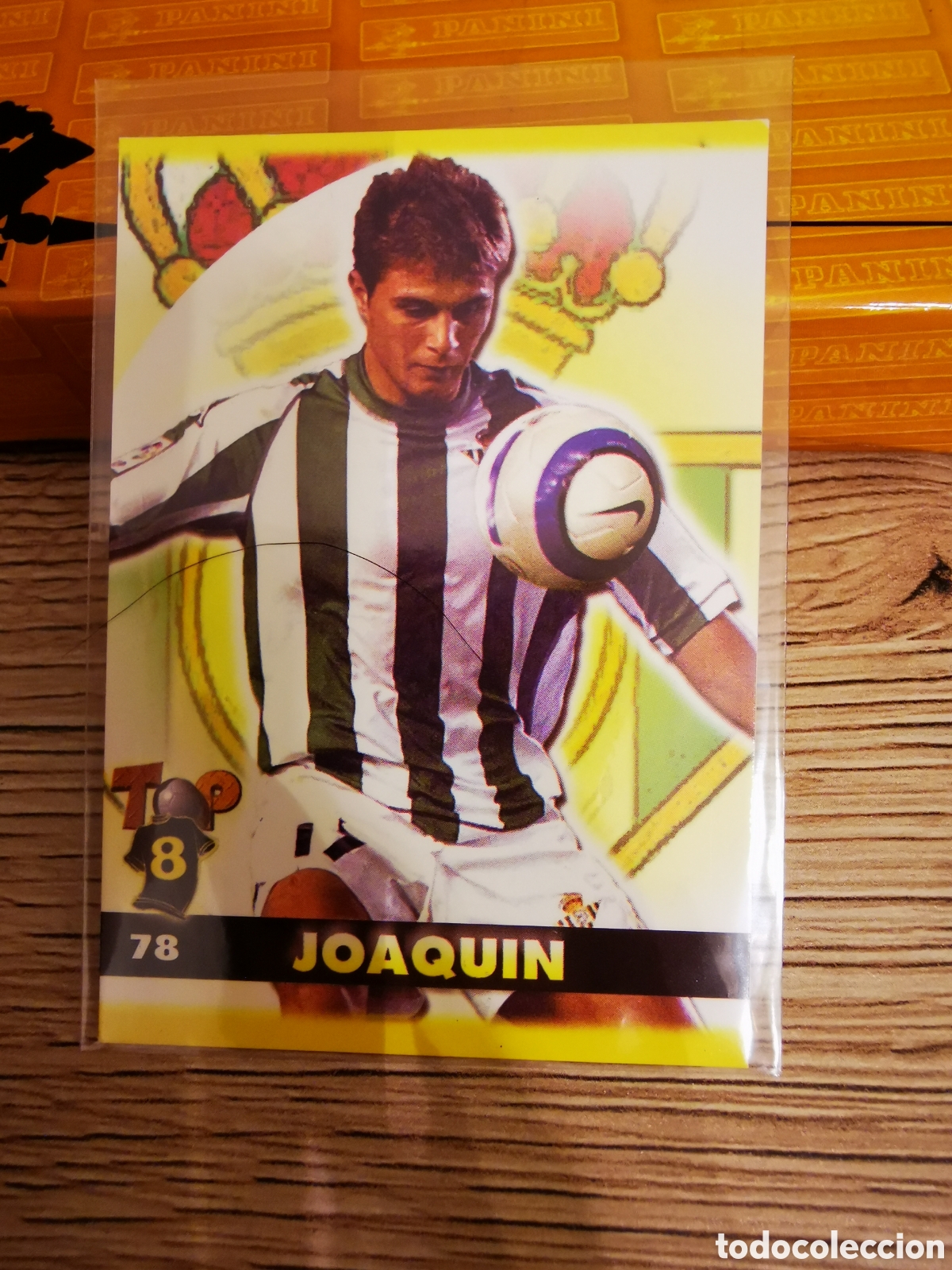 Cromos de f&uacute;tbol: JOAQU&Iacute;N - MEGACRACKS - PANINI-BETIS - Foto 1