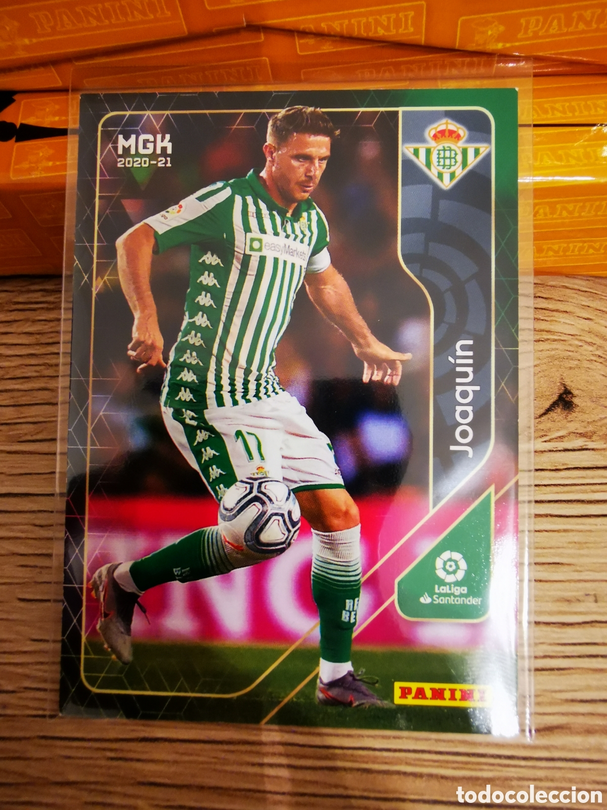 Cromos de f&uacute;tbol: JOAQU&Iacute;N - MEGACRACKS - PANINI-BETIS - Foto 1