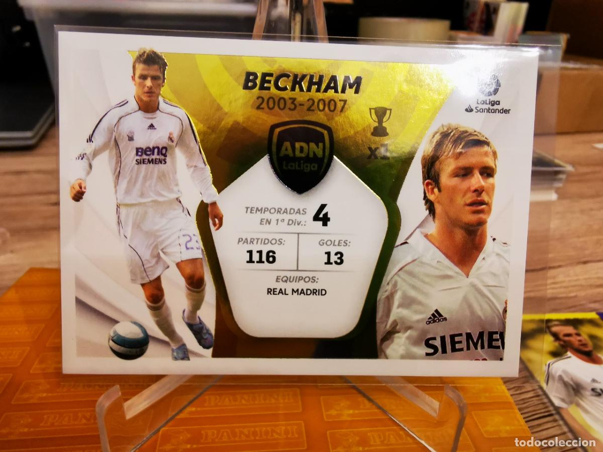 Cromos de f&uacute;tbol: BECKHAM - LIGA ESTE - REAL MADRID - ADN - Foto 1