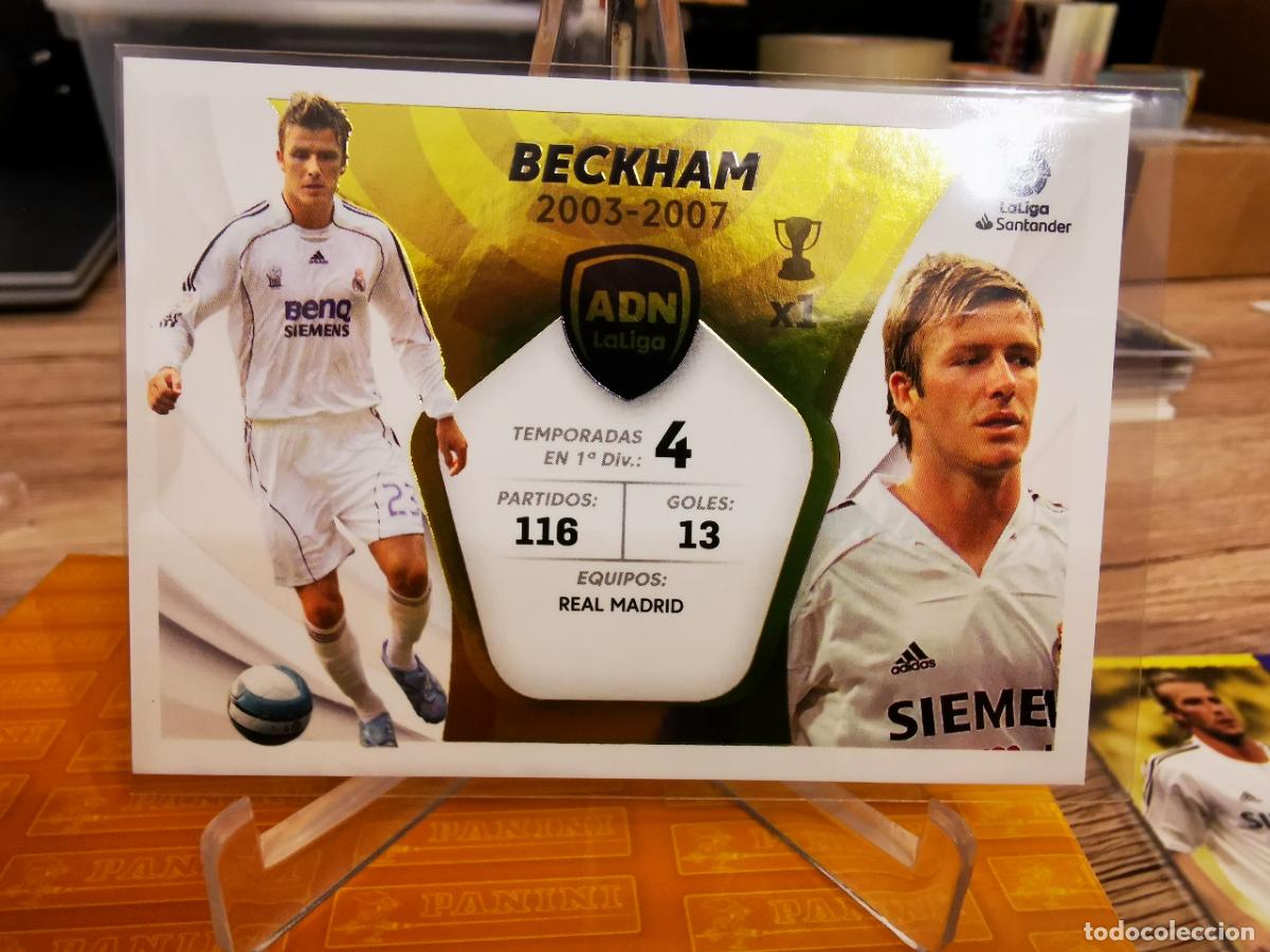Cromos de f&uacute;tbol: BECKHAM - LIGA ESTE - REAL MADRID - ADN - Foto 1