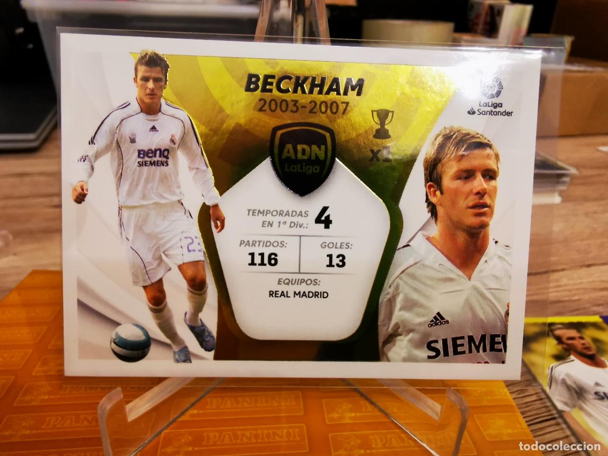 Cromos de f&uacute;tbol: BECKHAM - LIGA ESTE - REAL MADRID - ADN - Foto 1
