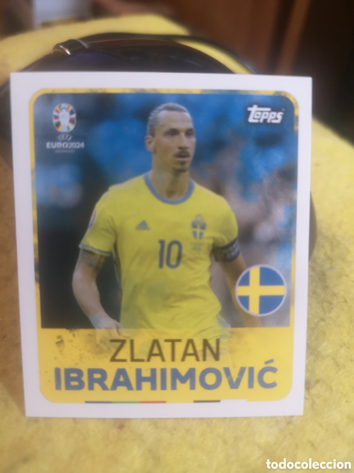 Cromos de f&uacute;tbol: STICKER TOPPS UEFA EURO 2024 LEGEND ZLATAN IBRAHIMOVIC - LEG 10