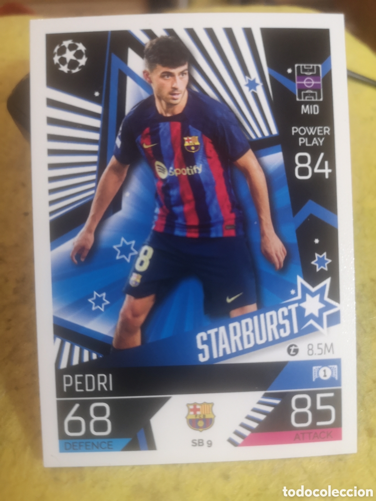 Cromos de f&uacute;tbol: TOPPS MATCH ATTAX EXTRA 2022 2023 - 22 23 STARBURST PEDRI - SB 9