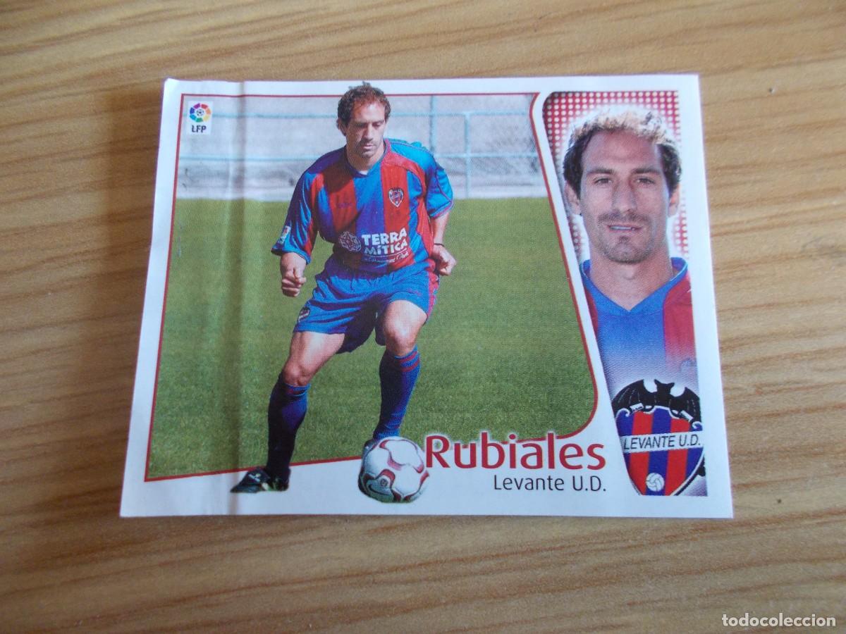 Cromos de f&uacute;tbol: ESTE 04-05 RUBIALES LEVANTE VENTANILLA CON TODA LA TRASERA - Foto 1