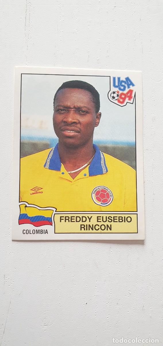Cartes &agrave; collectionner de Football: N&deg;63 Freddy Eusebio Rinc&oacute;n (Colombia) Mundial USA 94 PANINI. Nunca pegado