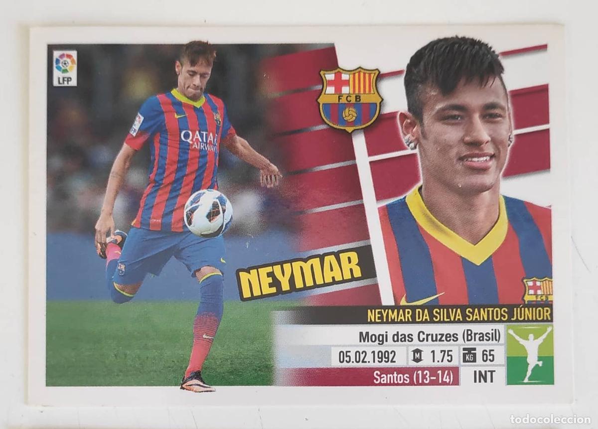 Cromos de f&uacute;tbol: #1 NEYMAR ULTIMO FICHAJE VERSI&Oacute;N 1 PANINI EDICIONES ESTE 2013-2014 - Foto 1