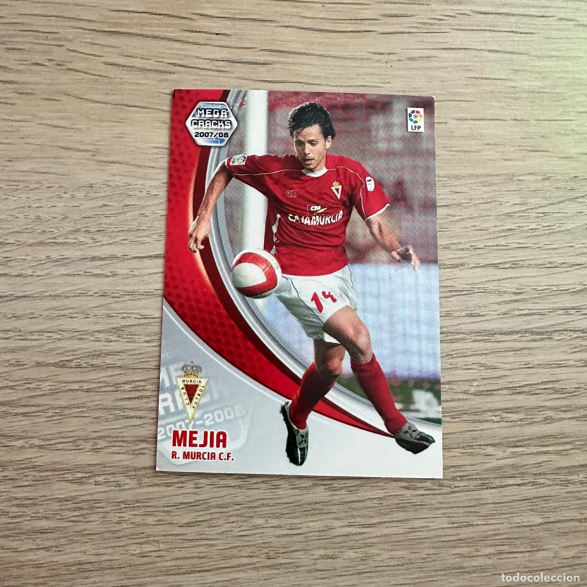 Cartes &agrave; collectionner de Football: MEJIA n&ordm; 474 MURCIA NUEVO FICHAJE MEGACRACKS LA LIGA PANINI 2007 2008 07 08