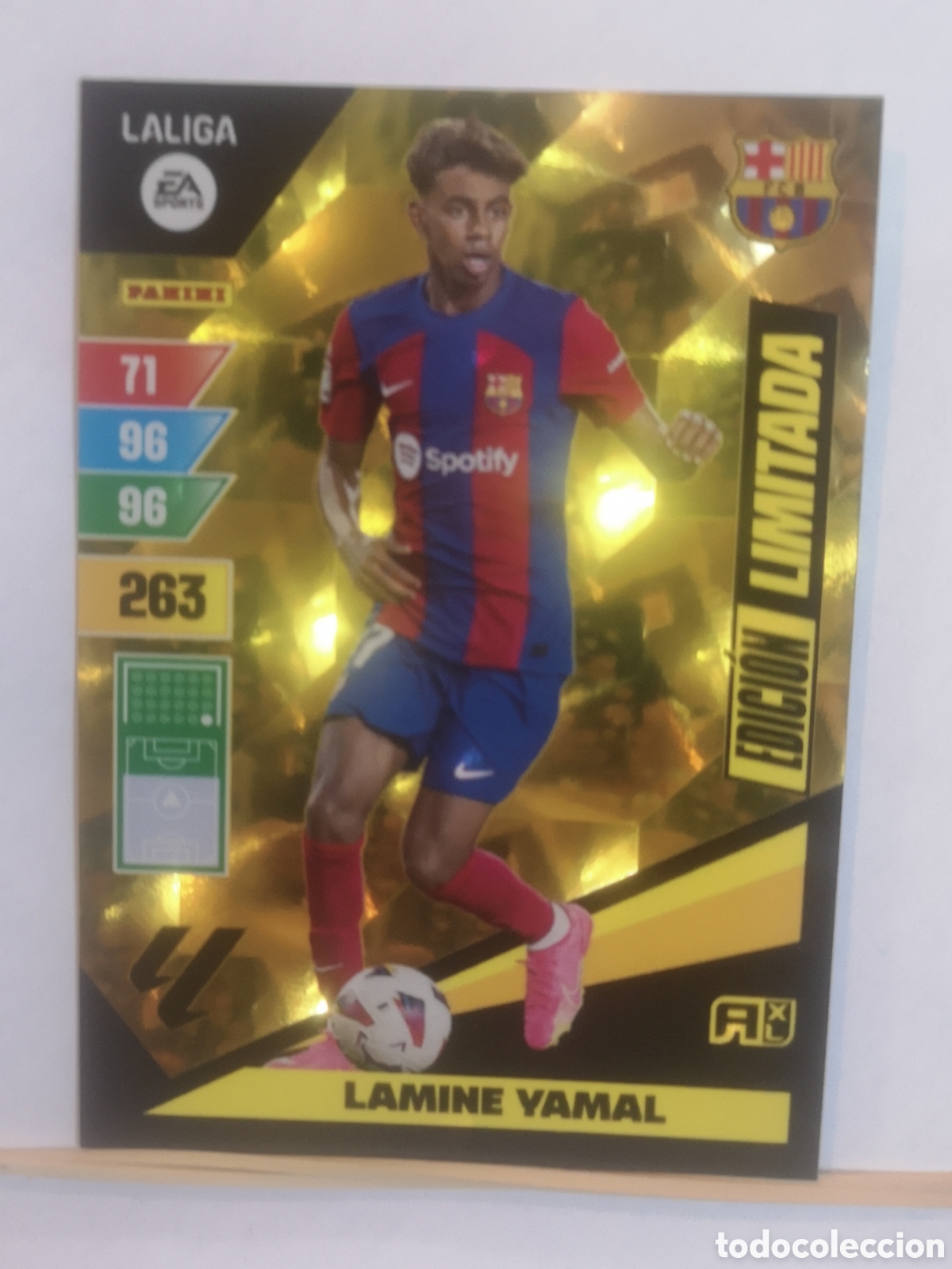 Cromos de F&uacute;tbol: ADRENALYN 2023 2024 LAMINE YAMAL EDICION LIMITADA - BARCELONA
