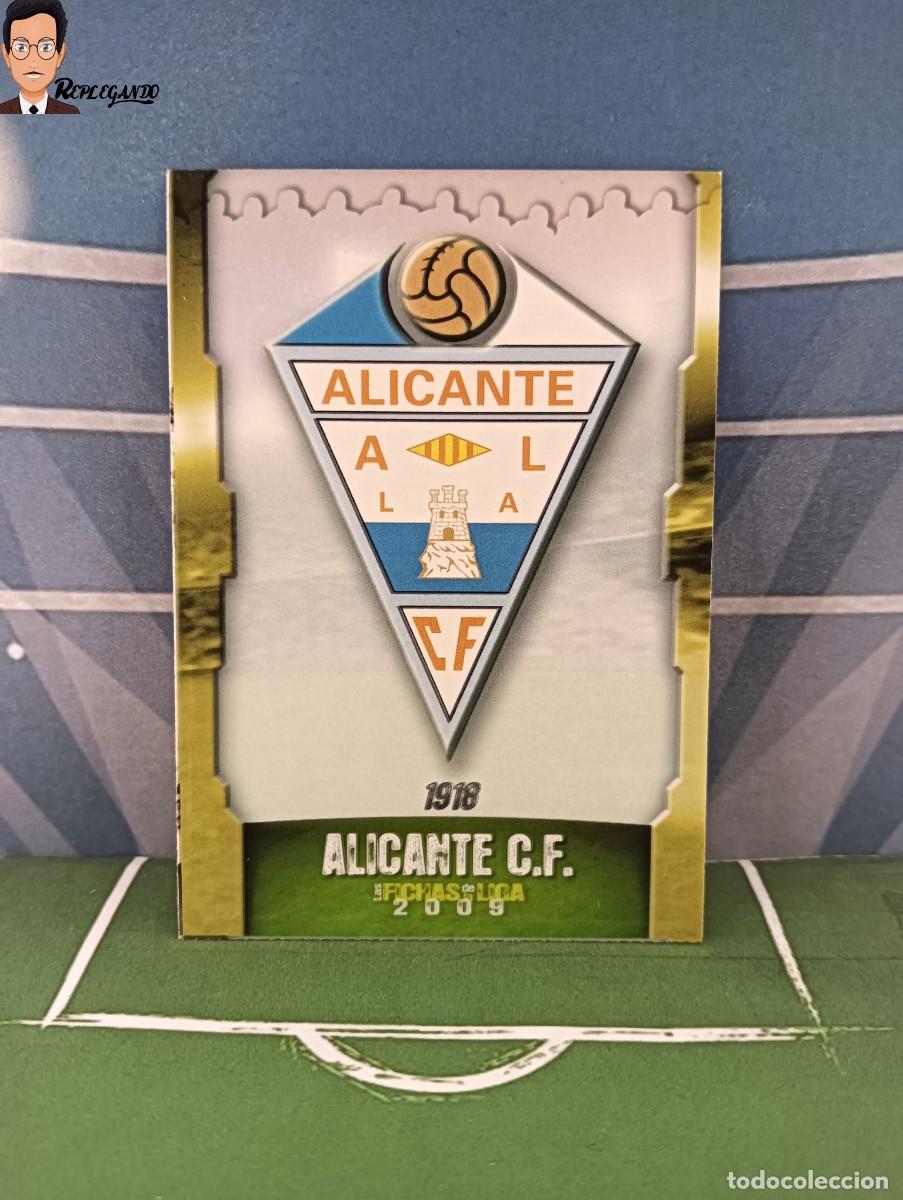 Fu&szlig;ball-Sticker: ESCUDO / ALINEACION N&ordm; 568 (ALICANTE CF) 2008 2009 08 09 CROMO MUNDICROMO LIGA FUTBOL CARD MC