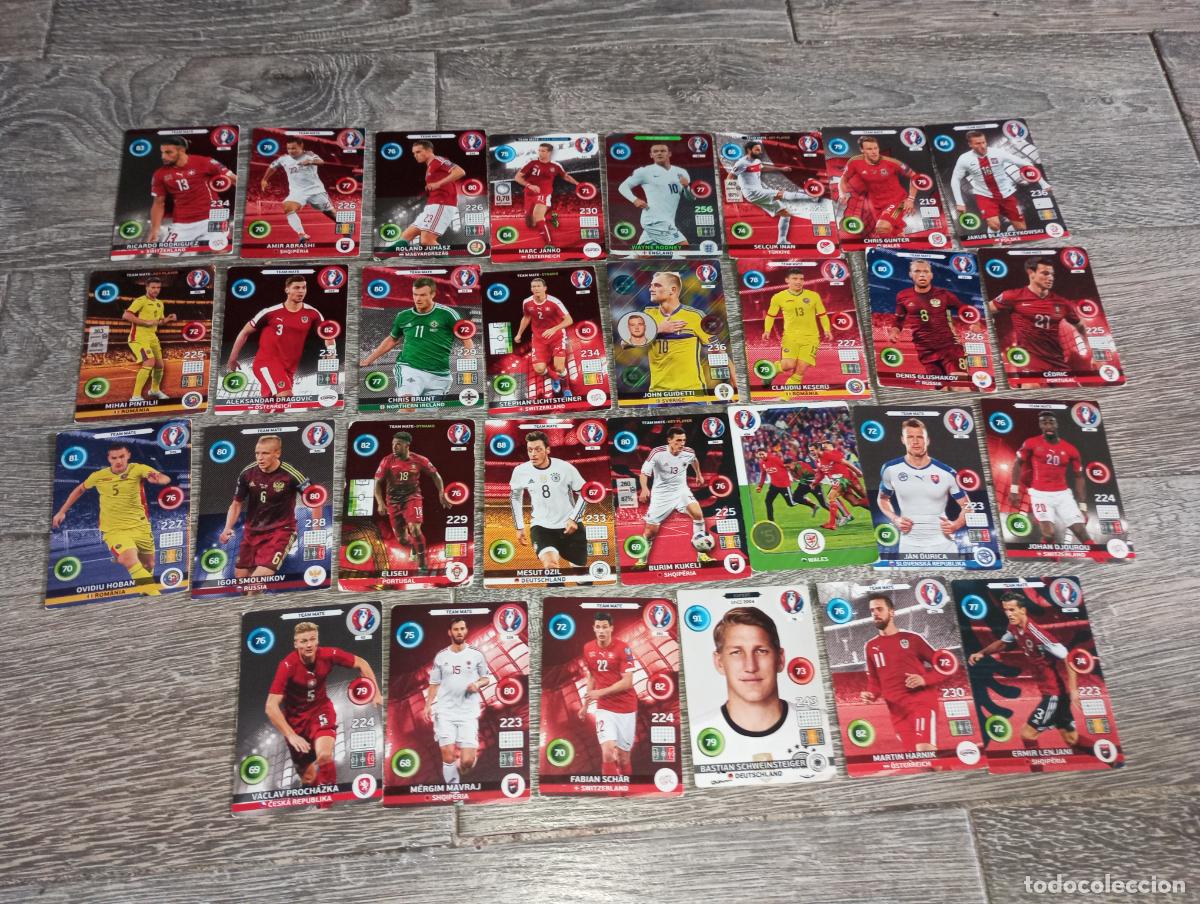 Fu&szlig;ball-Sticker: Lote cromos futbol liga uefa euro 2016 Adrenalyn 16