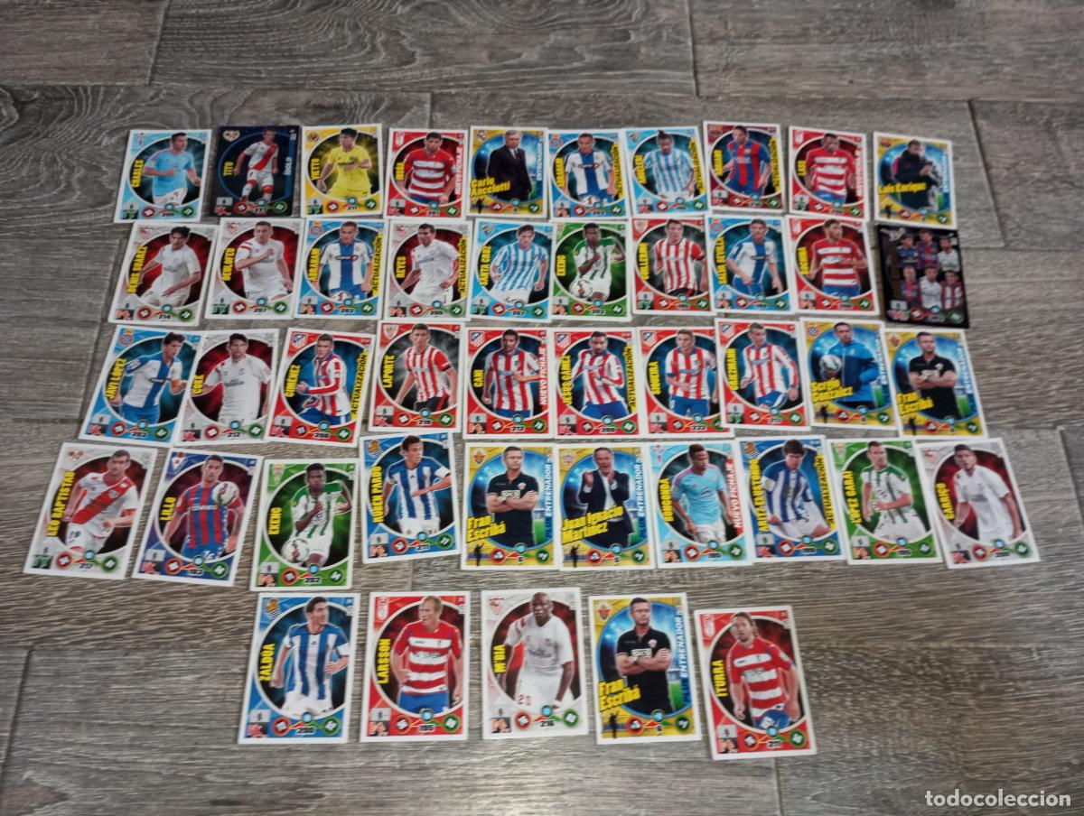 Cromos de F&uacute;tbol: Lote cromos futbol liga 2014 2015 Adrenalyn 14 15