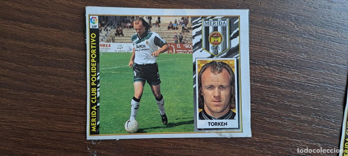Cromos de f&uacute;tbol: TORKEN MERIDA ESTE 97 98 1997 1998 RECUPERADO