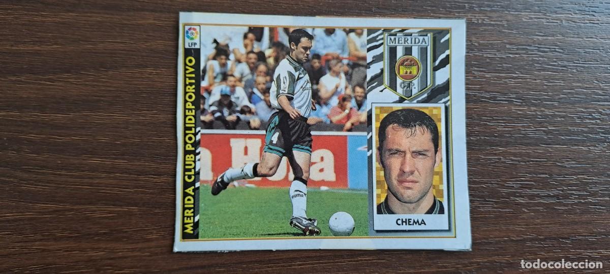 Cromos de f&uacute;tbol: CHEMA MERIDA ESTE 97 98 1997 1998 RECUPERADO