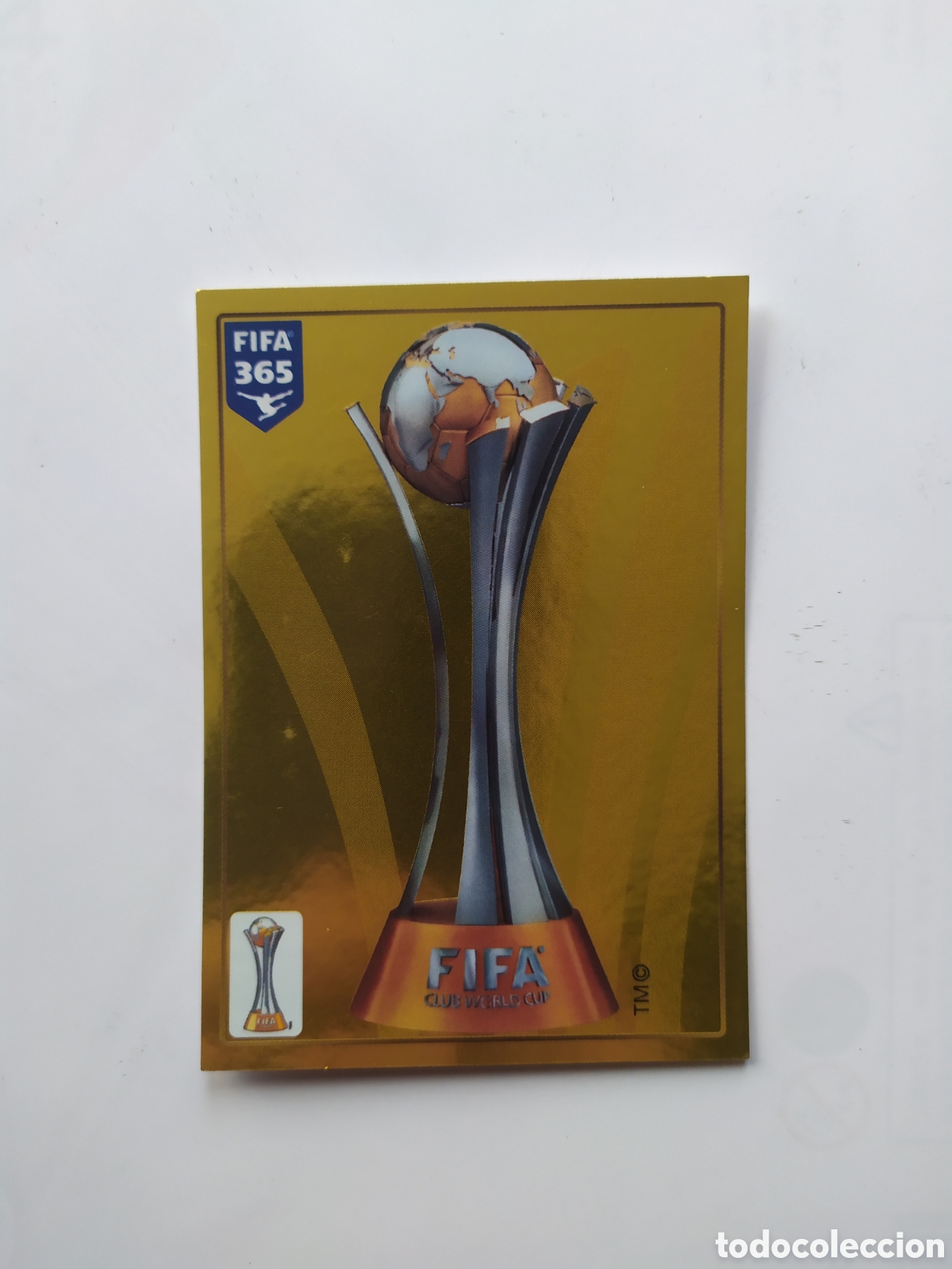 Cromos de F&uacute;tbol: Fifa 365 2015 2016 15 16 panini trofeo FIFA club world club trasera rosa n&deg; 14 sticker